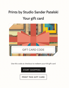 Studio Sander Patelski Gift Card