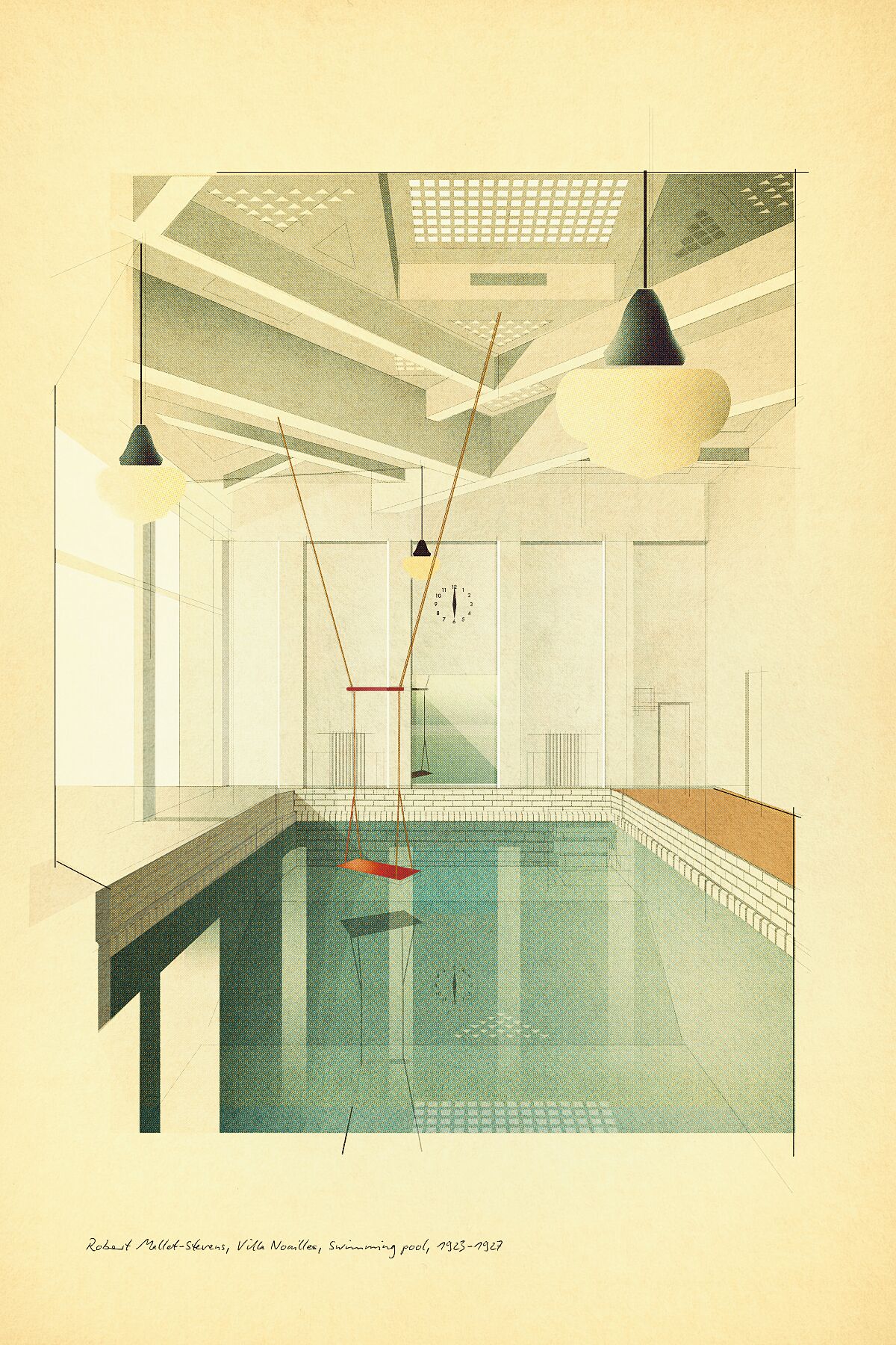 Robert Mallet-Stevens, Villa Noailles, Swimming pool, 1923-1927