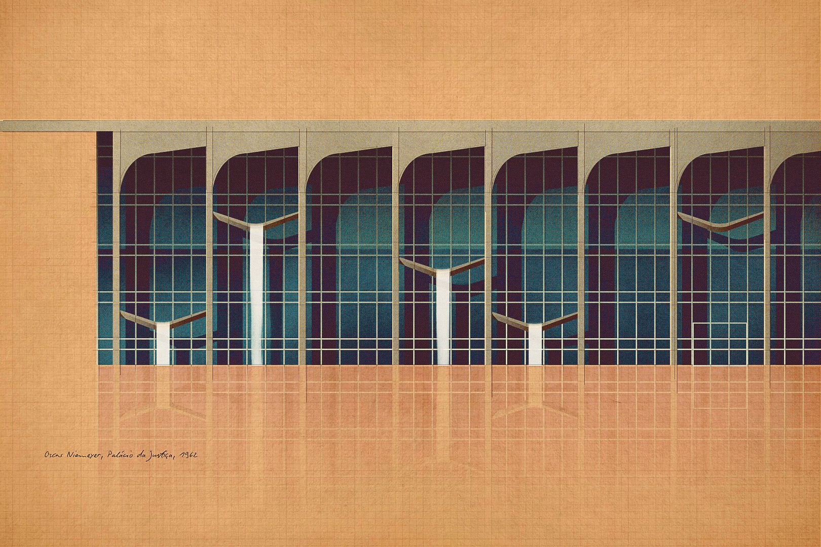 Oscar Niemeyer, Palacio de Justicia, 1962